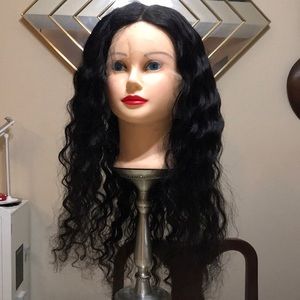 100%human hair Wig 20”